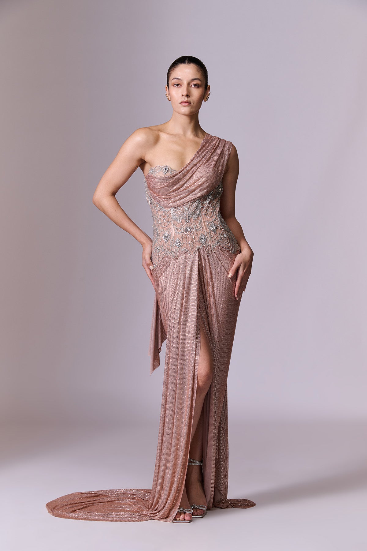Rosé Reverie Gown